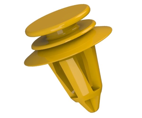 TPF046 Plastic Trim Clips | W Button | One-Piece Type